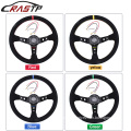 RASTP 14" Suede Racing Drift Steering Wheel